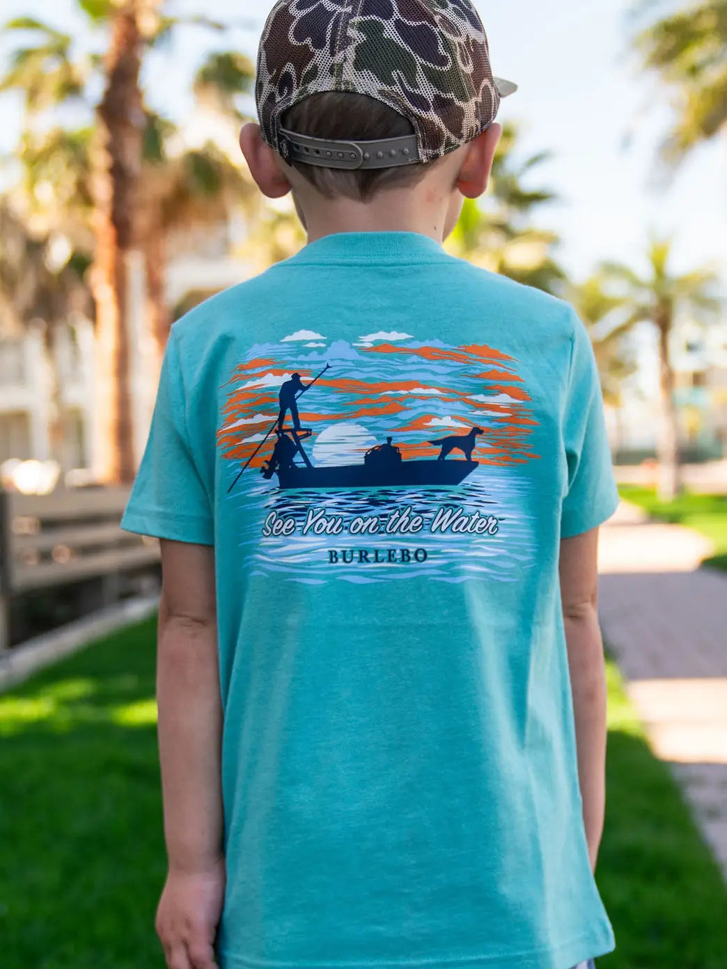 Youth Man Dog Boat