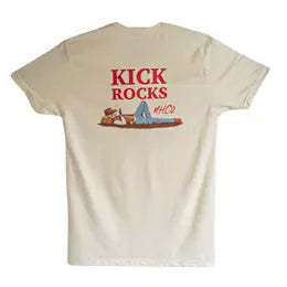 MHC KICK ROCKS COWBOY TEE - NATURAL