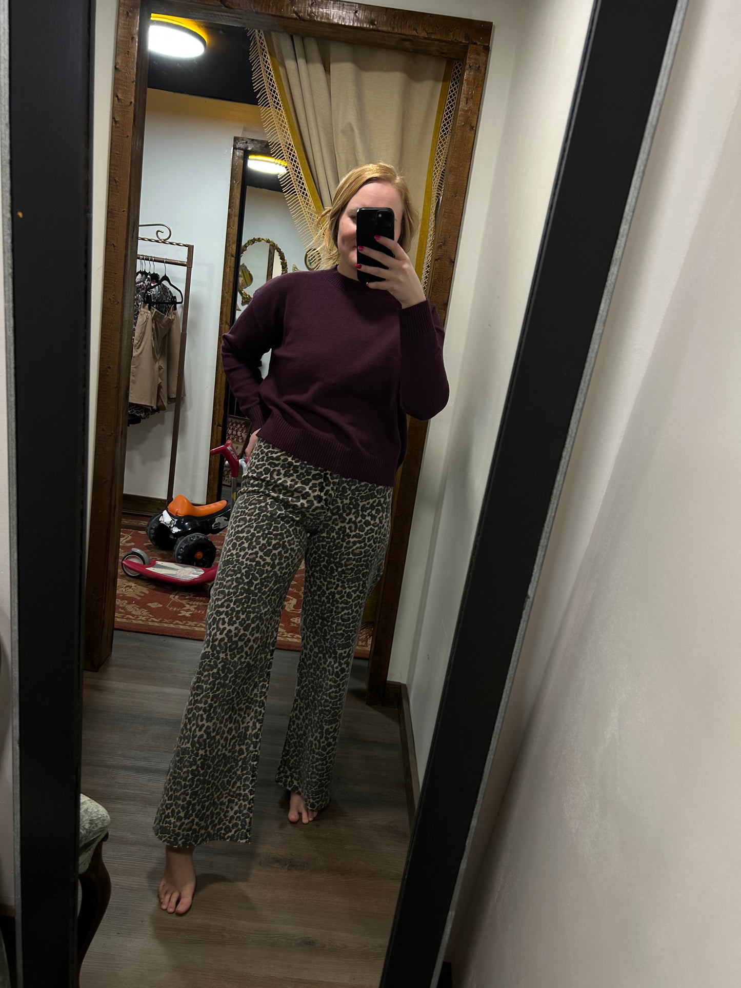 Leopard Print Pants