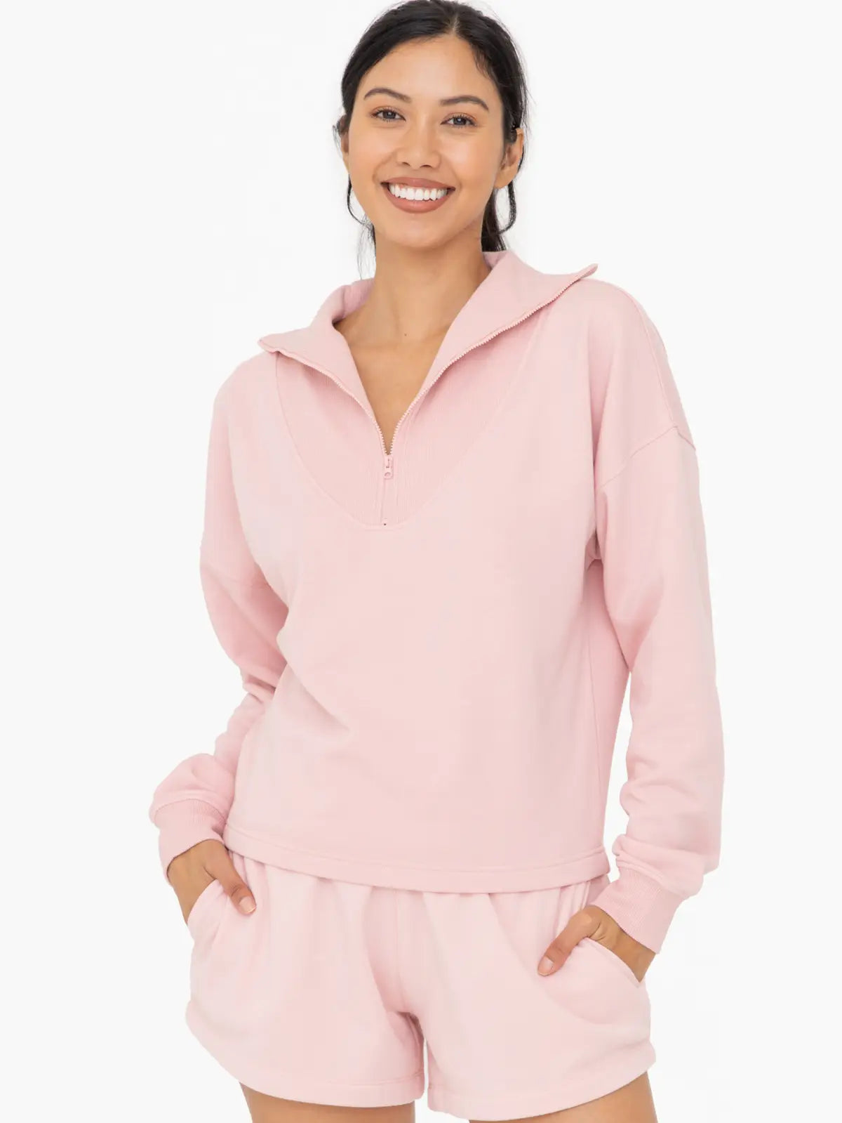 Fleece Half Zip Pullover
