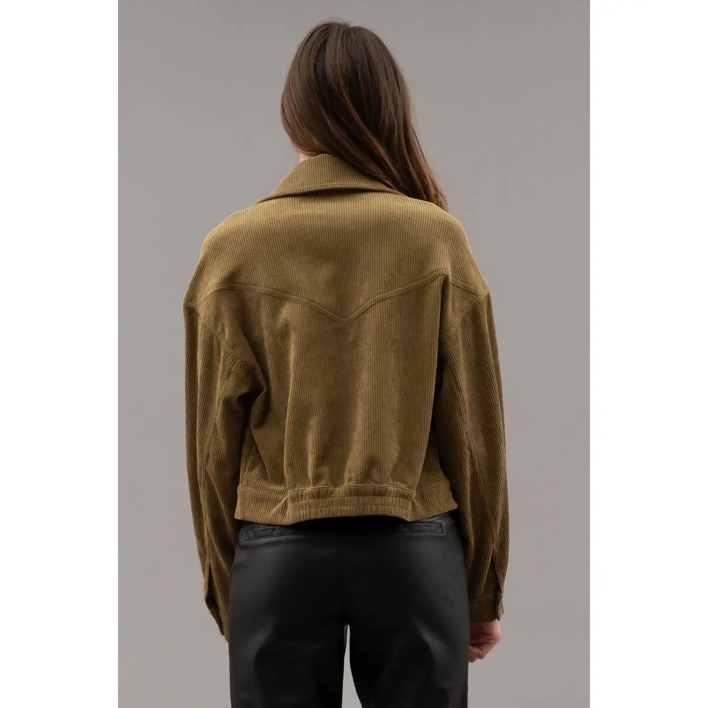 Corduroy Moto Jacket