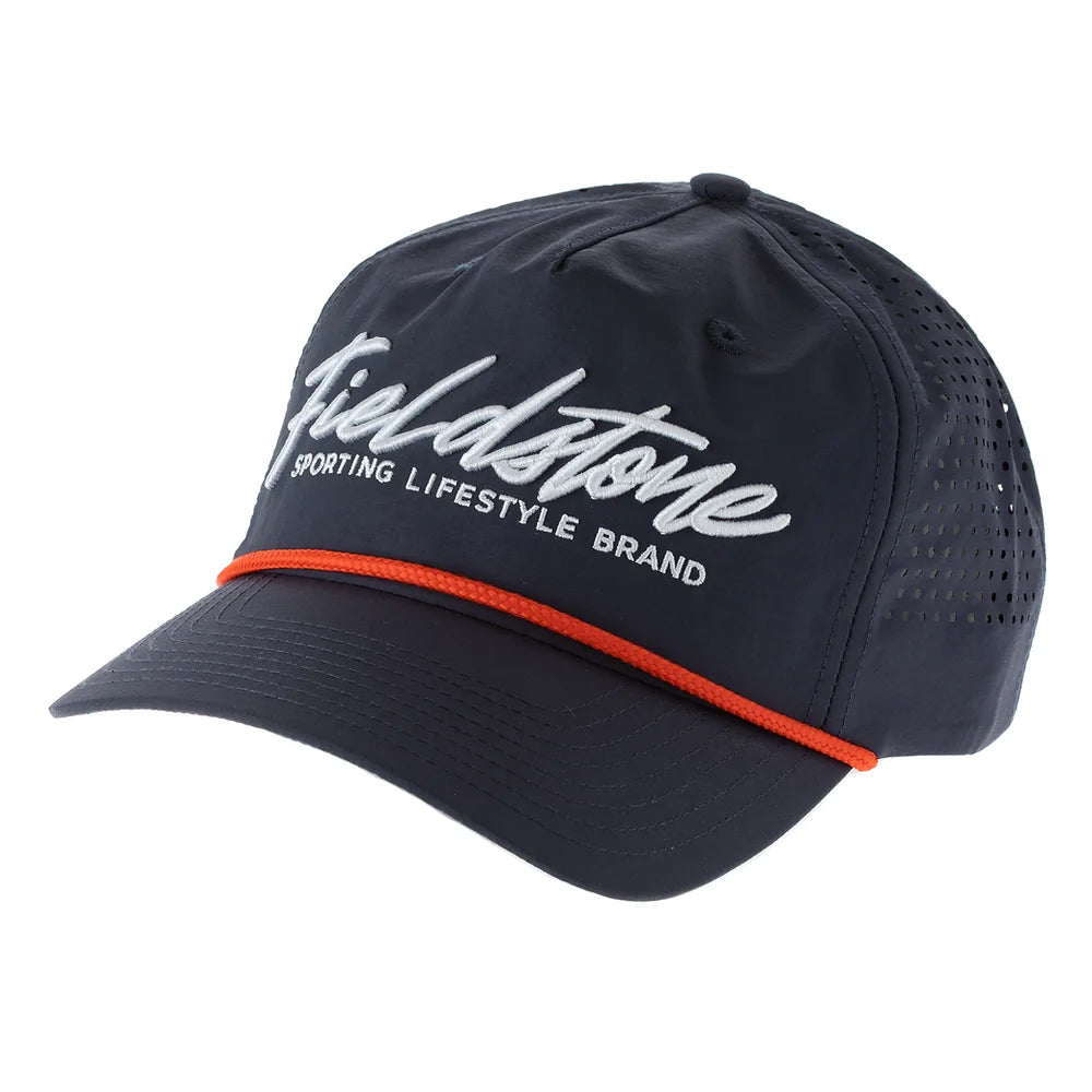 Hydro 3D Puff Script Logo Hat - Navy