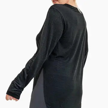 Curvy Ribbed Mesh Long Sleeve- More color options