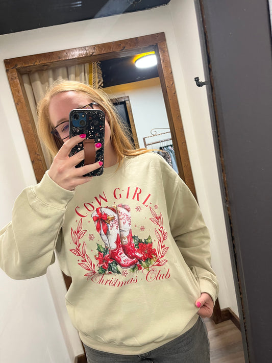 Cowgirl Christmas Sweatshirt