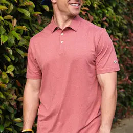 Performance Polo - Heather Crimson