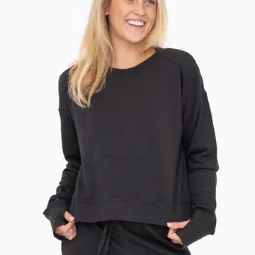 Organic Cotton Blend Crew Neck