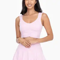 Ruched Front Active Top